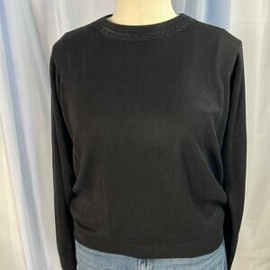 Black Crew Neck Sweater